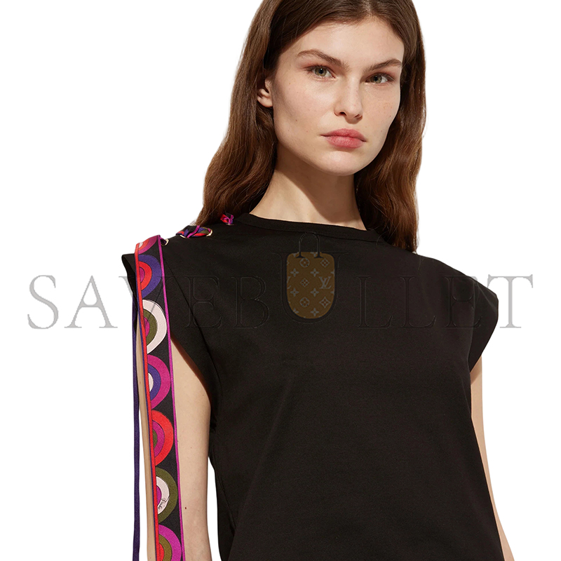PUCCI TOP WITH PRINTED DETAIL 5UTP405U983999